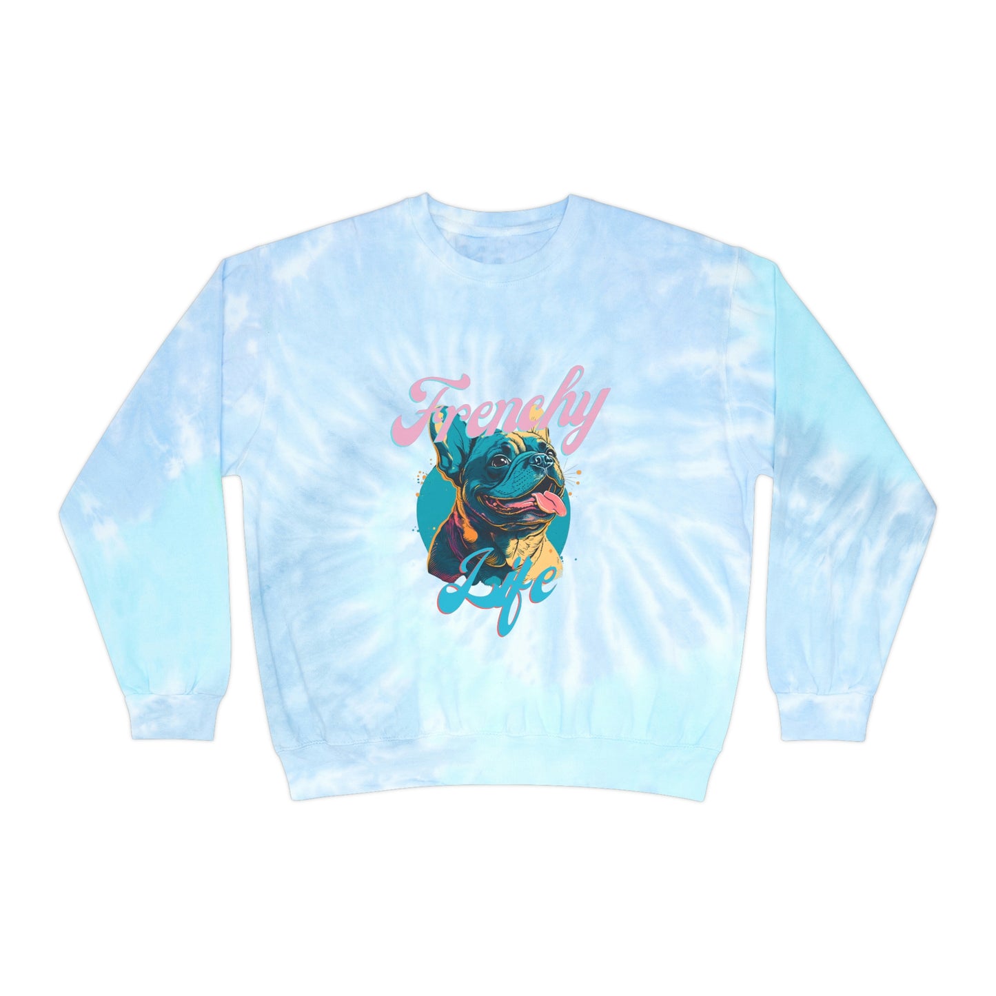 Tie-Dye Sweatshirt: A Colorful Celebration of Your Love for French Bulldogs